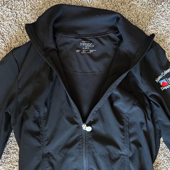 San Antonio College SAC ADN Nursing School Embroidered Black Uniform Jacket - Picture 3 of 4